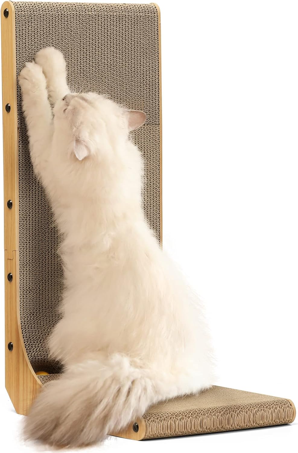 FUKUMARU L-shaped cardboard cat scratcher